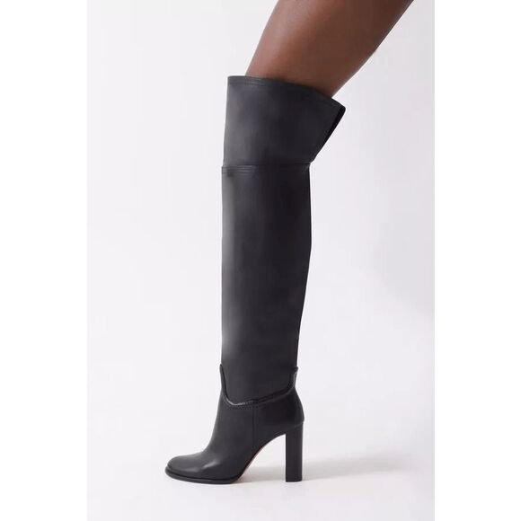 Alexandre Birman Lauren Over The Knee 90 Boot Black EU39/US9 $995 - Picture 4 of 14